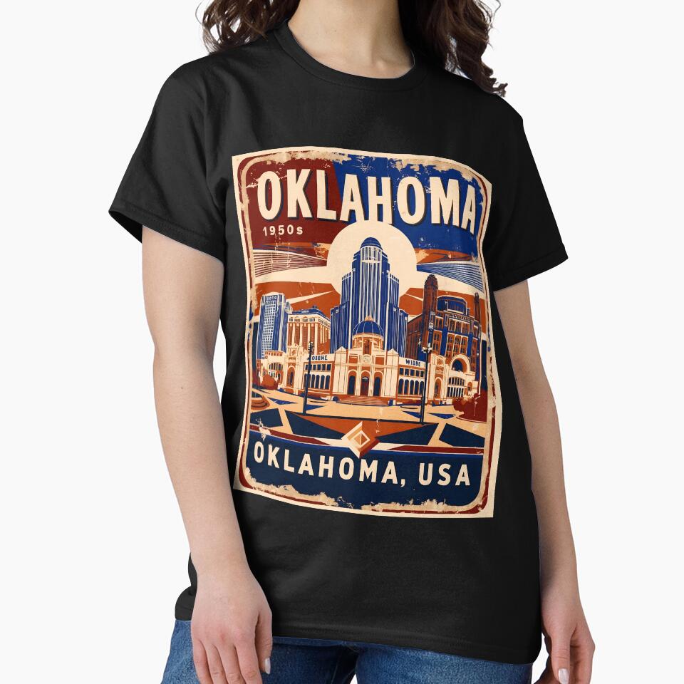 Oklahoma 1950s USA Vintage Retro Tourism by TravelersGems