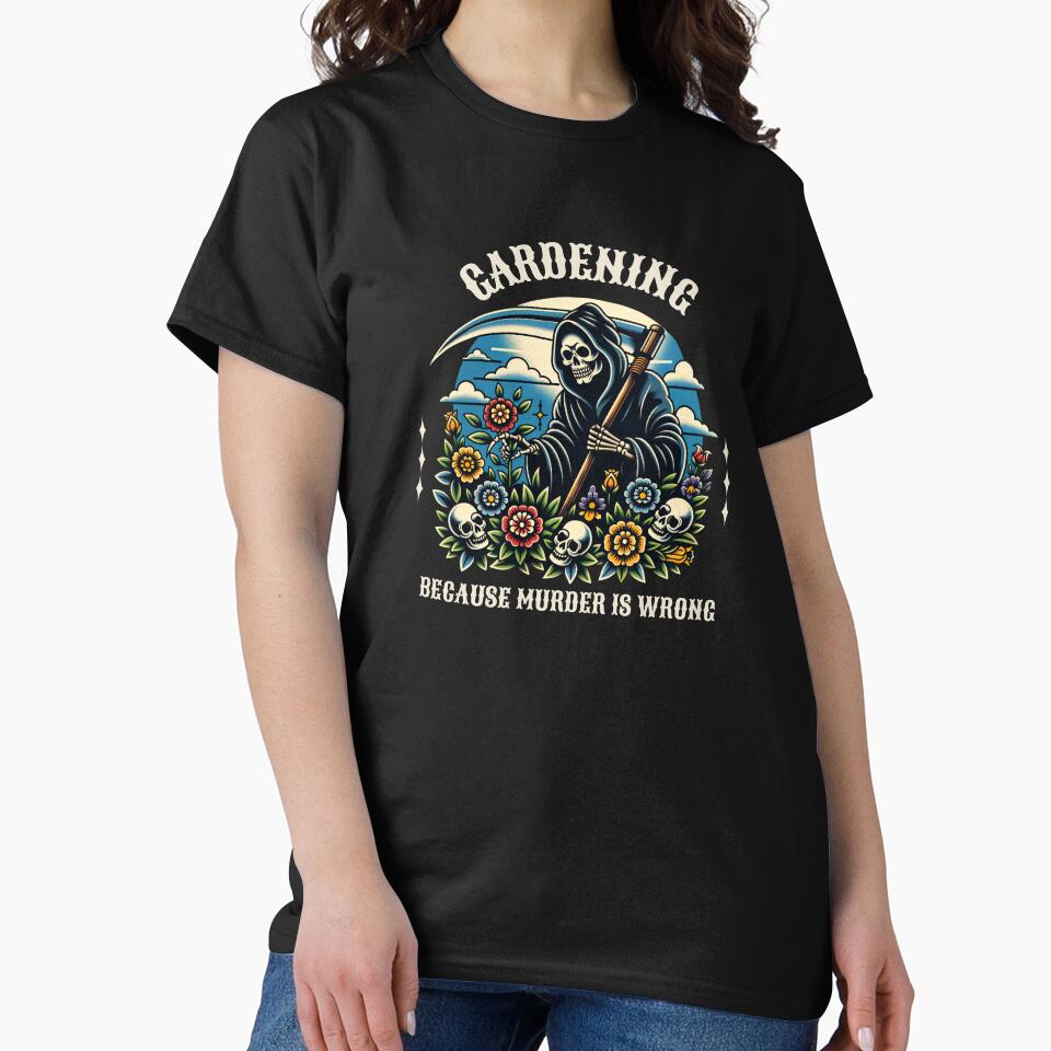 Gardening Because Murder Is Wrong by dudelinart