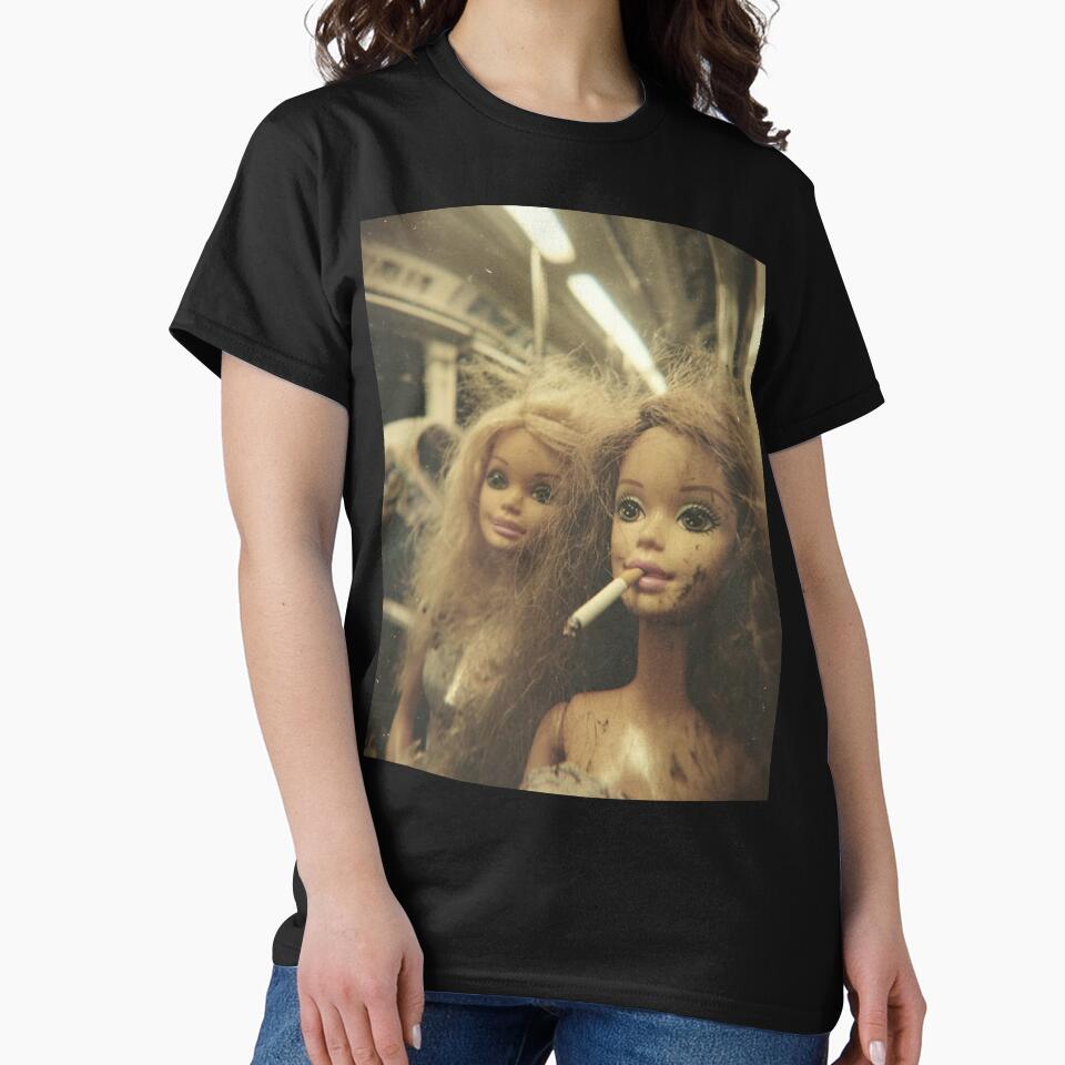Funny Distressed Doll Smoking by BooberriesS