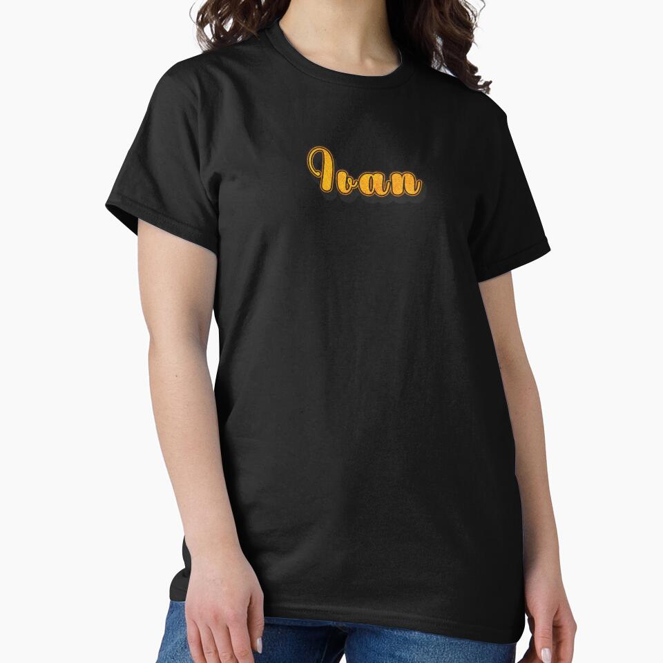 Ivan Personalized Name Design with Heart | Funny Custom Gift by Watsonarts