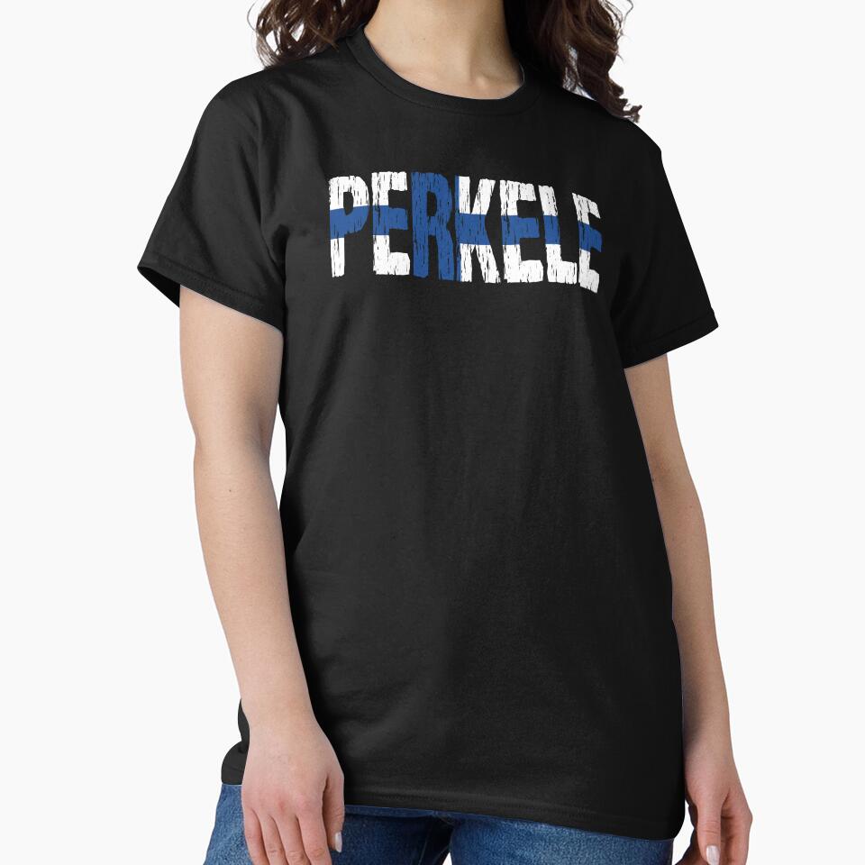 Perkele Finnish Flag Distressed by Nirvanibex