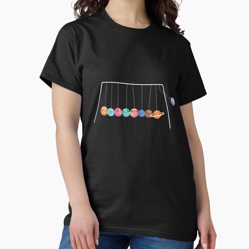 Planets, solar system, Newton's cradle by DerSenat