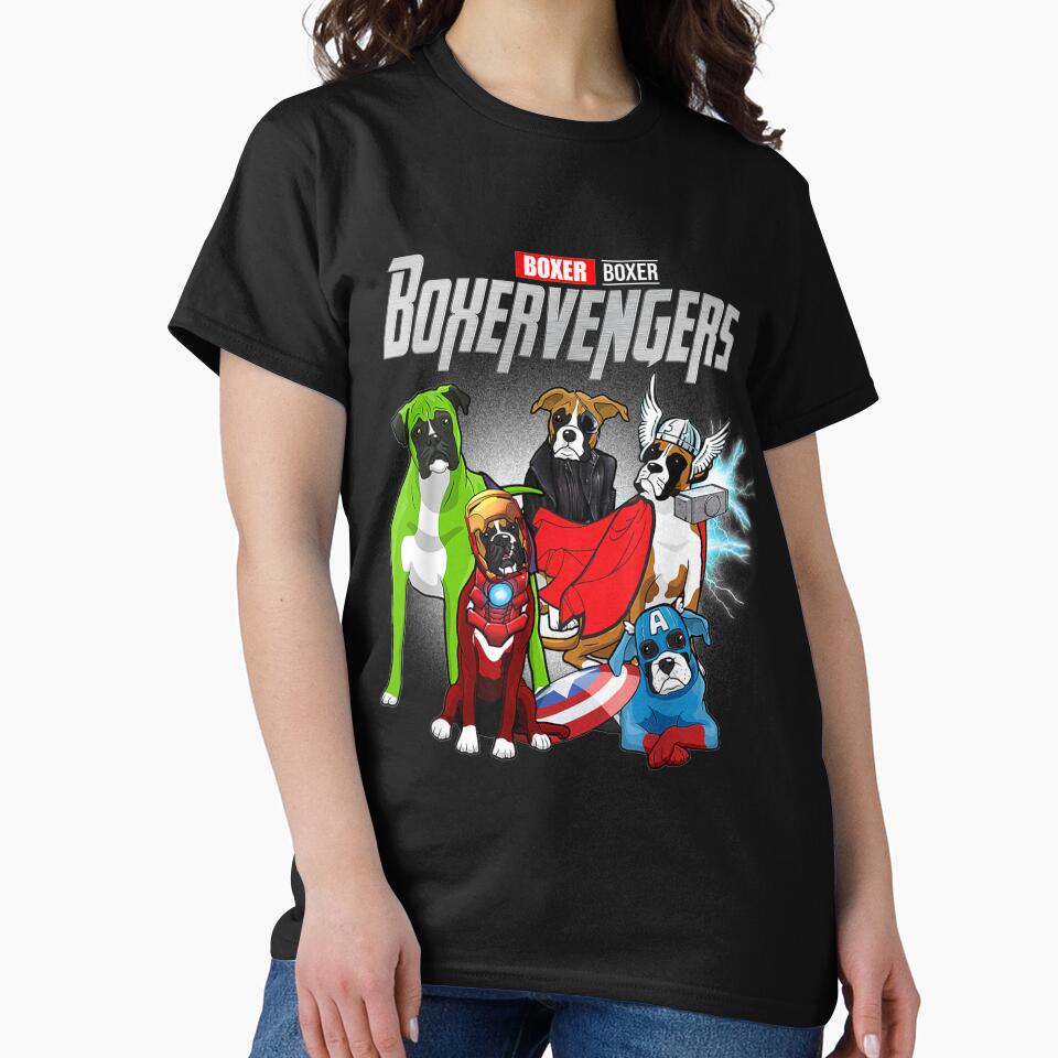 Boxervengers Dog Boxer by Demetria Canion