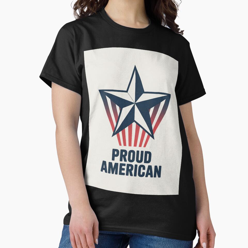 Bold Patriotic Star Crest Emblem by OldGloryForge
