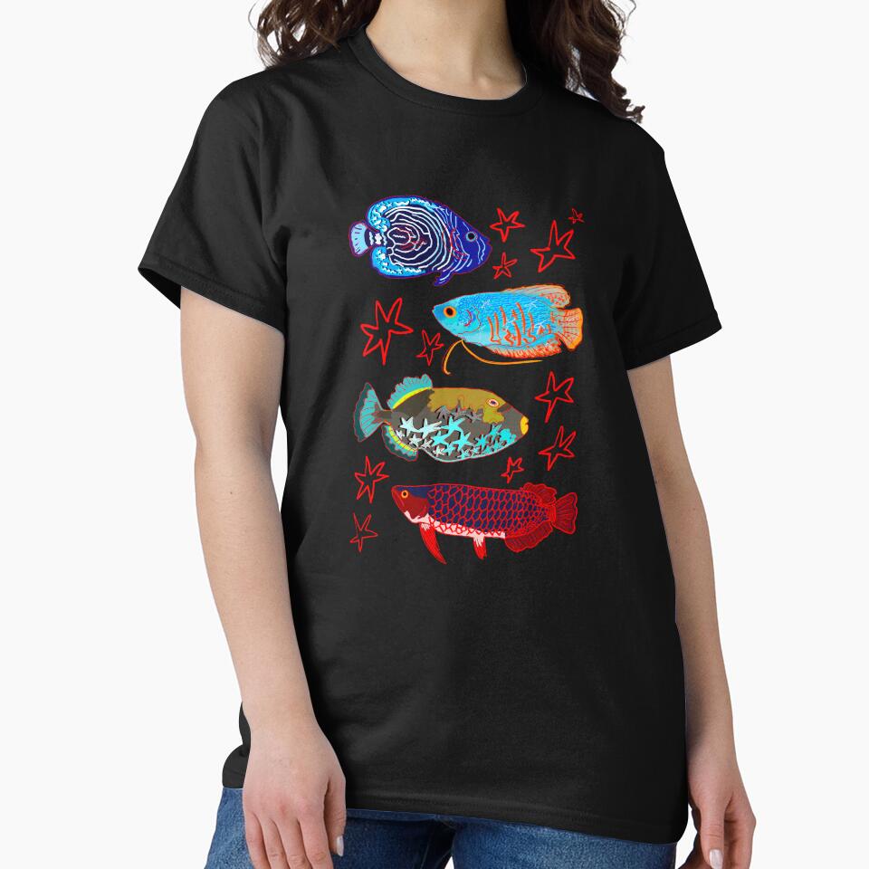 Four Colorful Fish by LivvTown