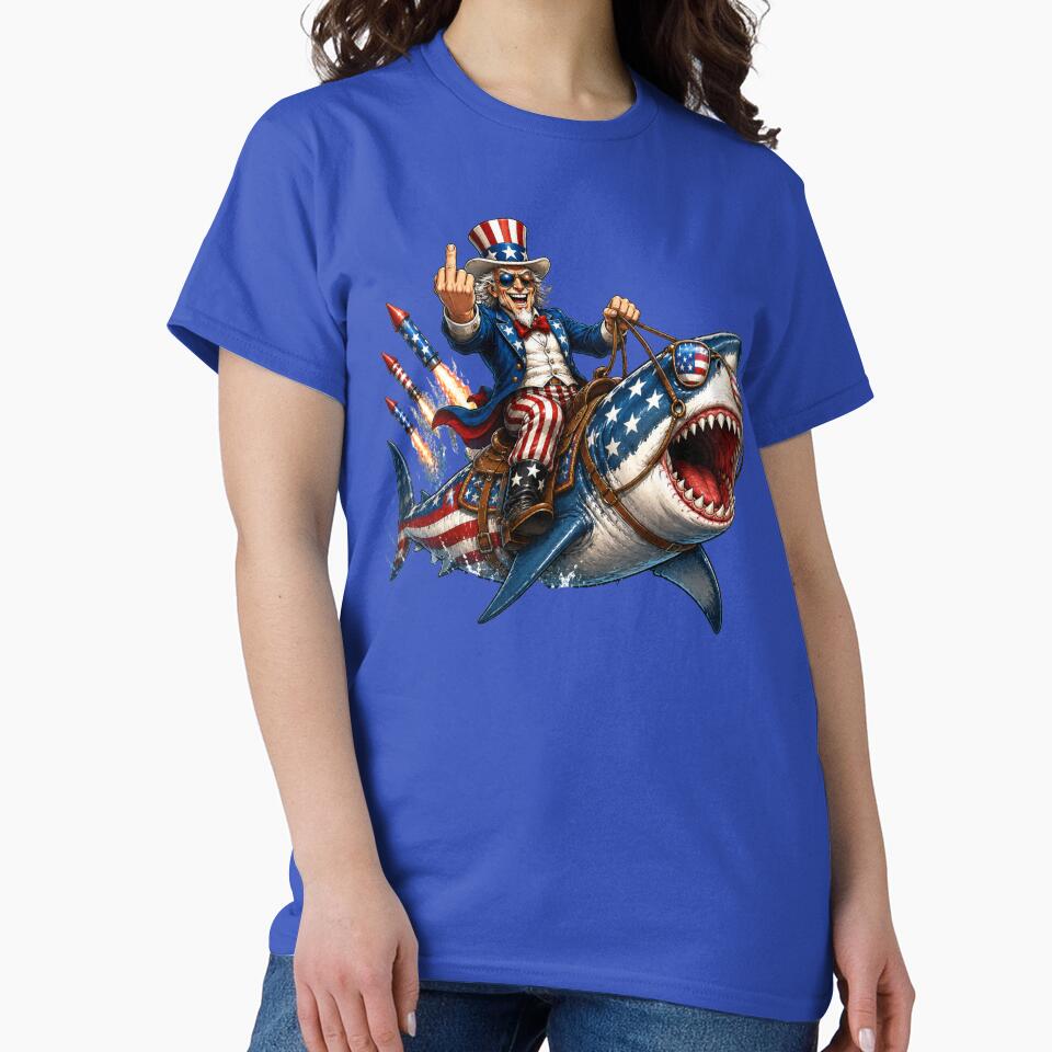 Patriotic Freedom Shark USA by Willyboy16