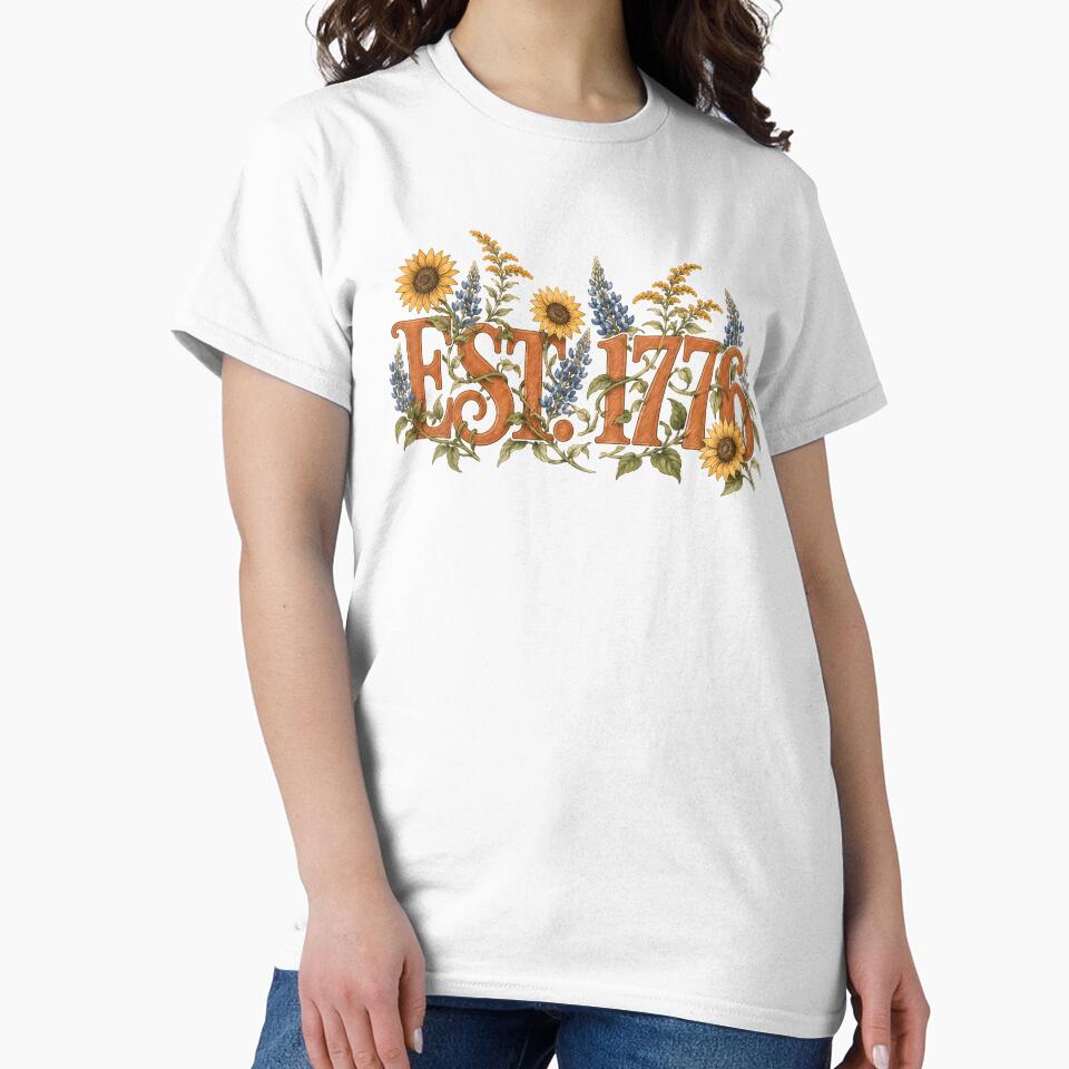 Cottagecore 1776 Patriotic Wildflower Aesthetic by chattsuede