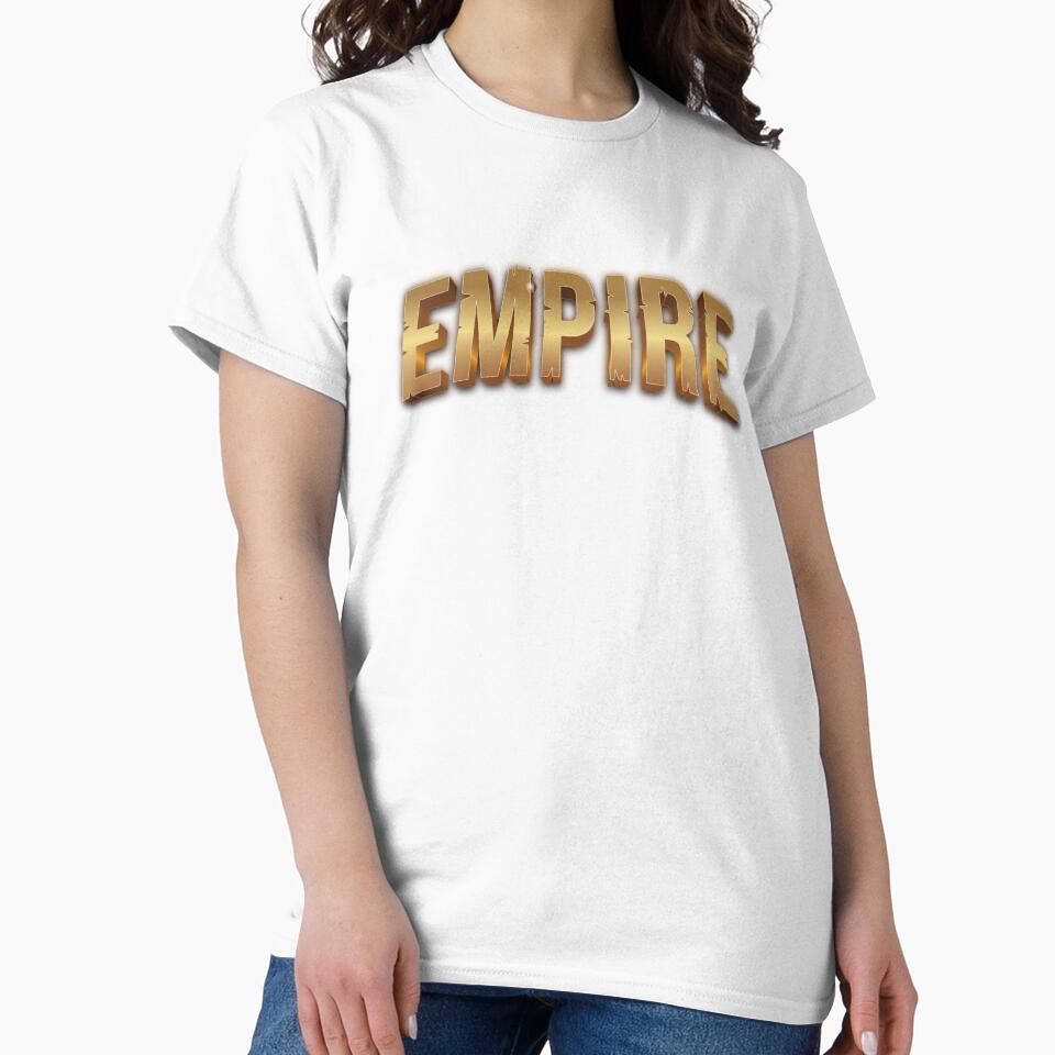 Empire – Metallic Gold Text Wrap with Distressed Texture, Glow & Blur Effects by Vextura