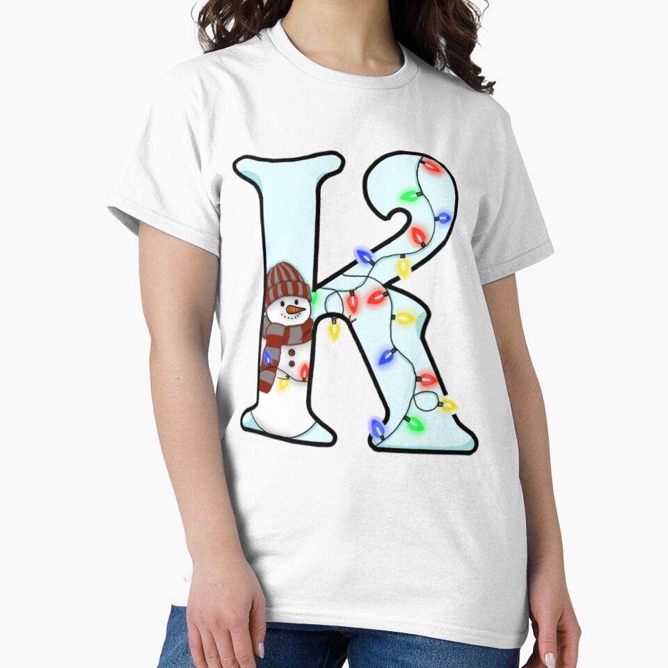 Holiday themed letter K by Artistkhg