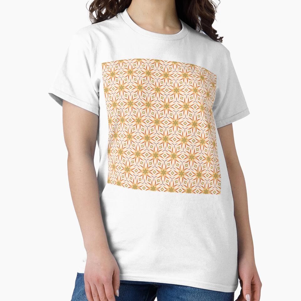 Mustard Mosaic Pattern by antevasinart