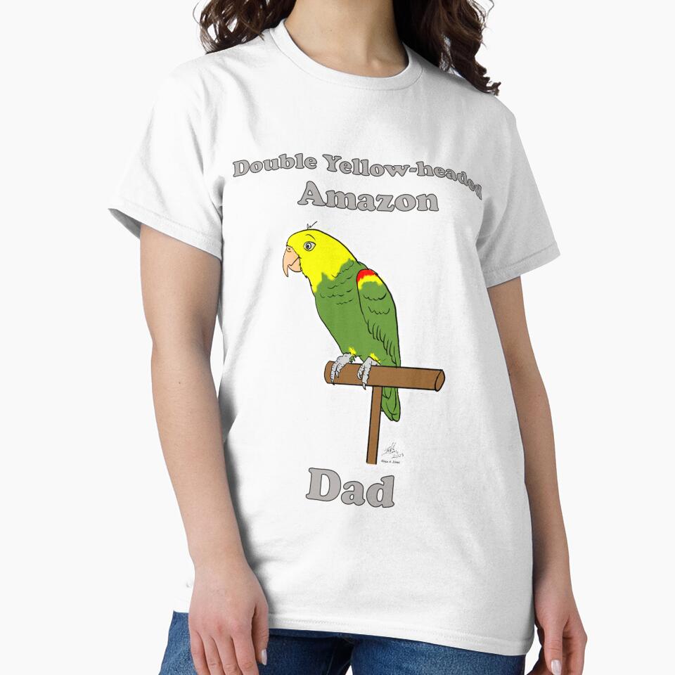 Double Yellow-headed Amazon Dad - Oscar Jones by Laughing Parrot Studio