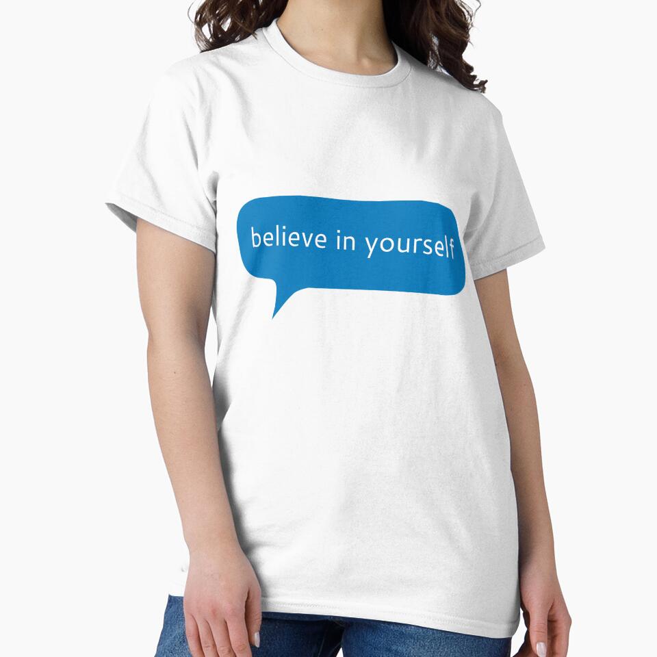 Believe in yourself text message by Kerry Pritchard