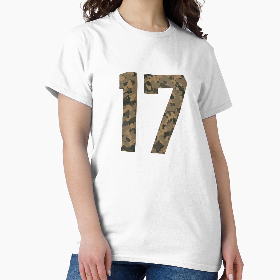 Army Camouflage Number 17 - Sports Numbers by NECHSTORE