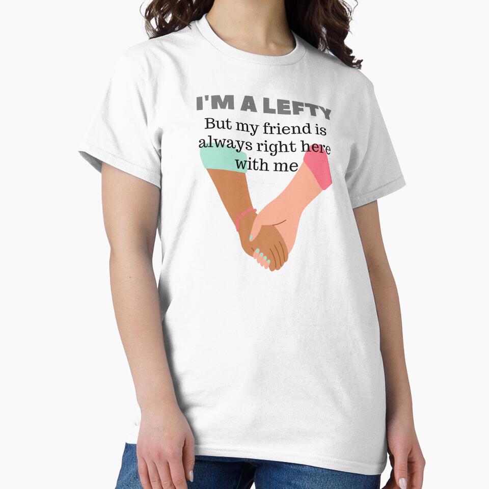 I am a lefty, my BFF is always with me by PaperDreamPod