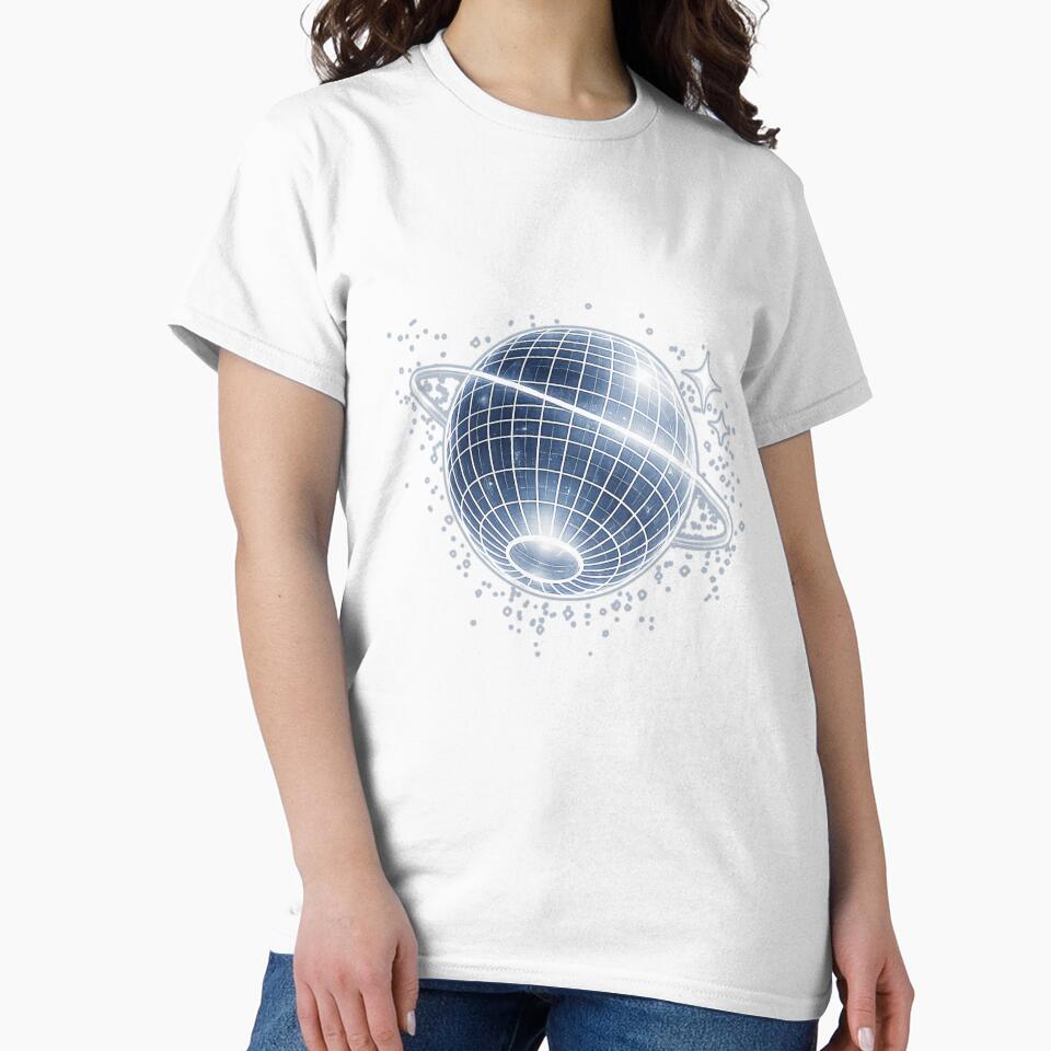 Futuristic Disco Planet in Space by V-ForAll