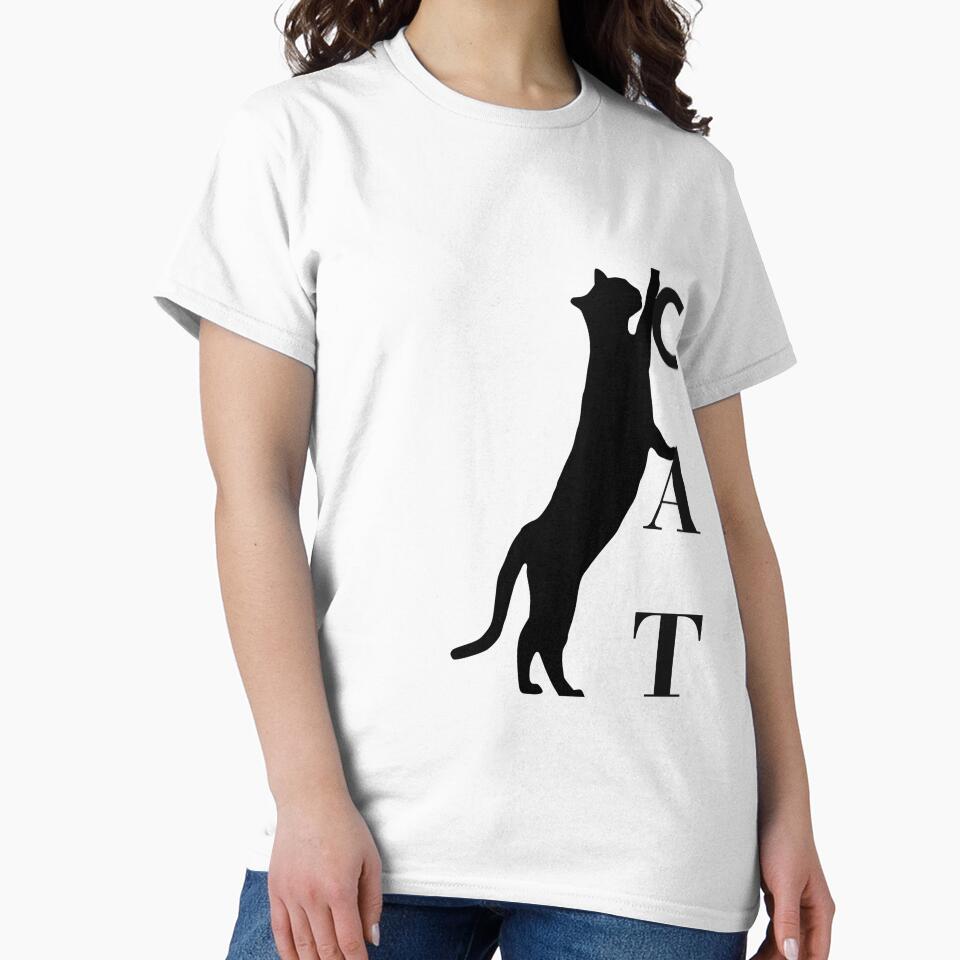 Cat-Minimal Typography|Animal Type Series by designsvetlana1
