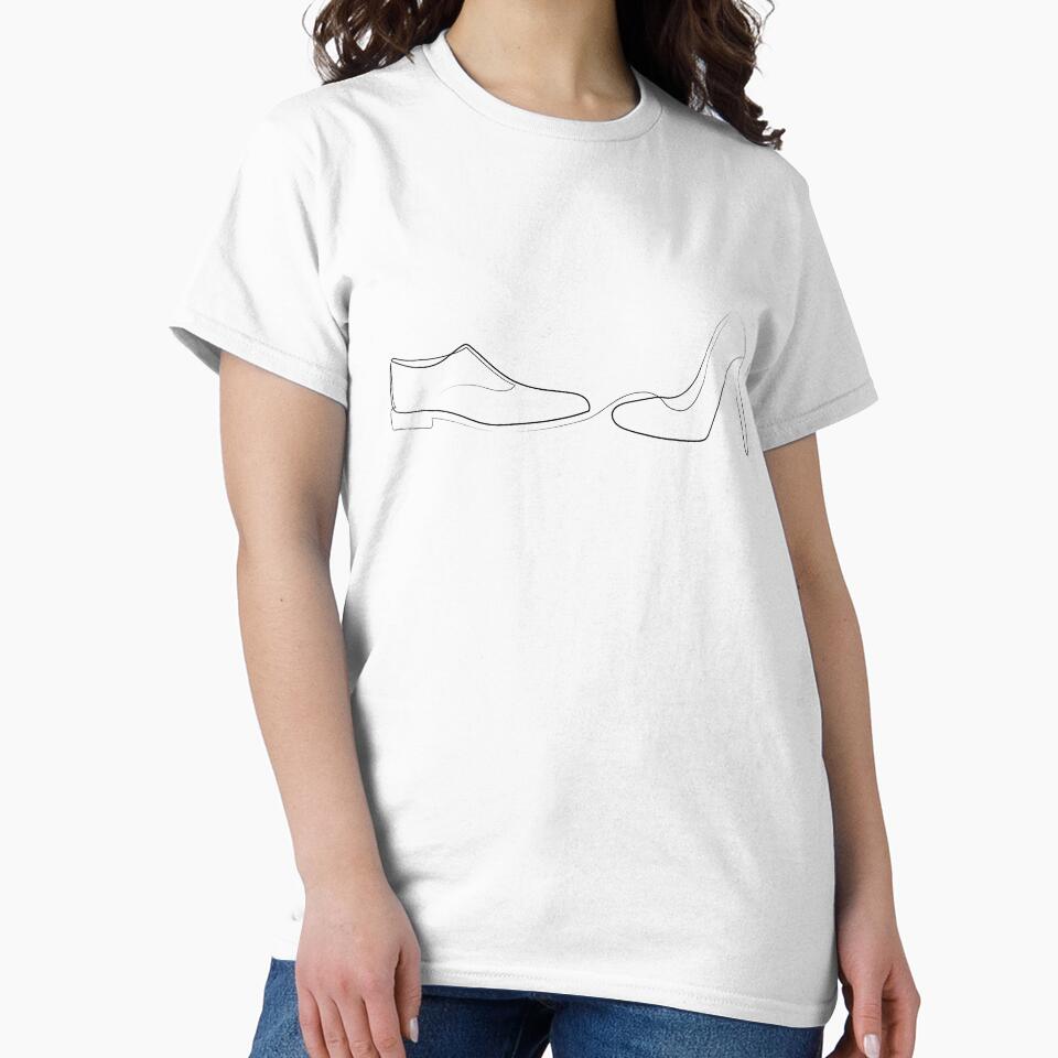 Good Shoes Open Good Places | One Line Artist | Minimal Art | One Line Art by One-Line-Artist