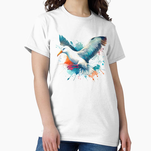 A beautiful Albatross with a colorful background by Marcoshop10