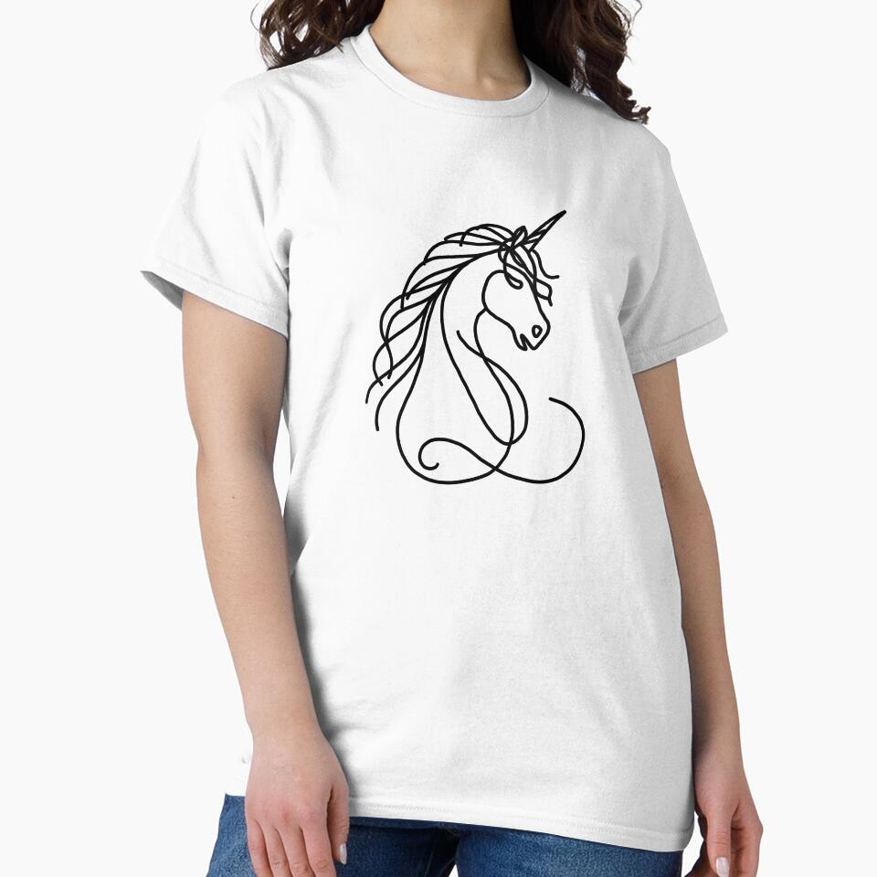 Unicorn Line Art by irissletters