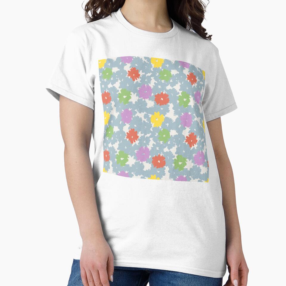 Cali Boho Scattered Floral Pattern by BossyCatHome
