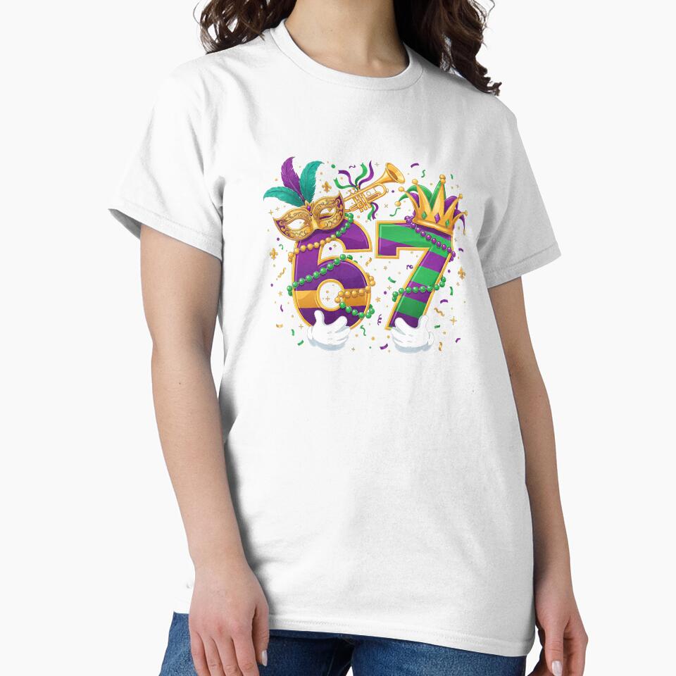Six Seven Carnaval Festival 67 Meme Funny Mardi Gras by Intomindfood