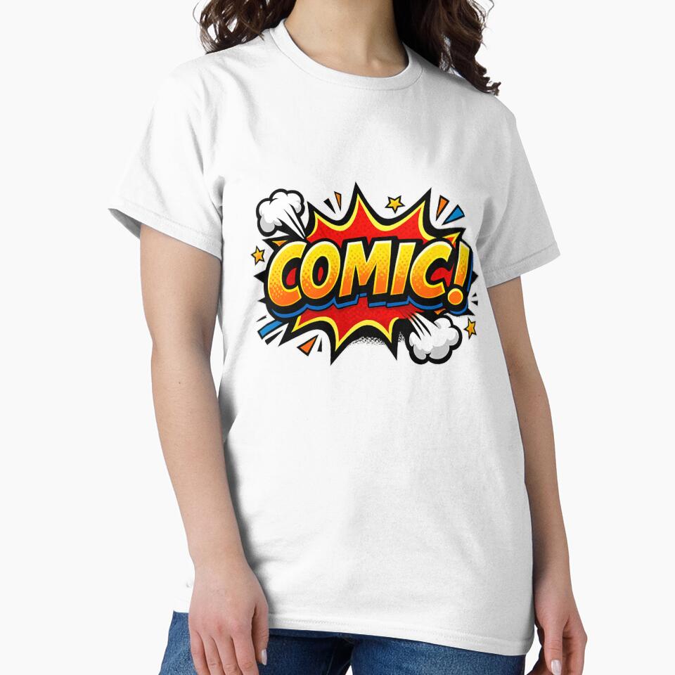Comic Pop Art Logo – Modern Comic Book Style by K2M