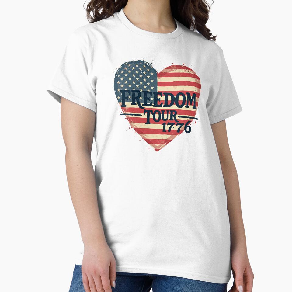 Freedom Tour 1776 | Vintage Independence Day Aesthetic by SNW-Collective