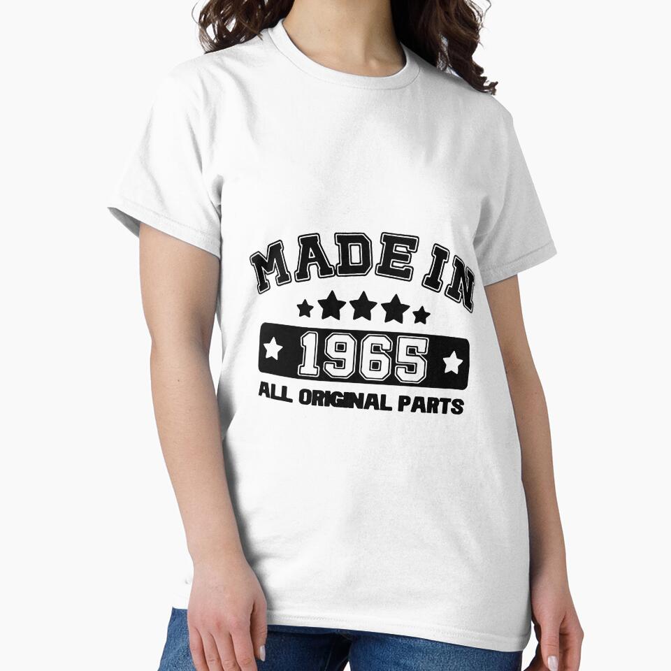 Made in  1965 Limited Edition Classic Gift Premium Apparel Funny Holiday Xmas by DesignByHeartUK