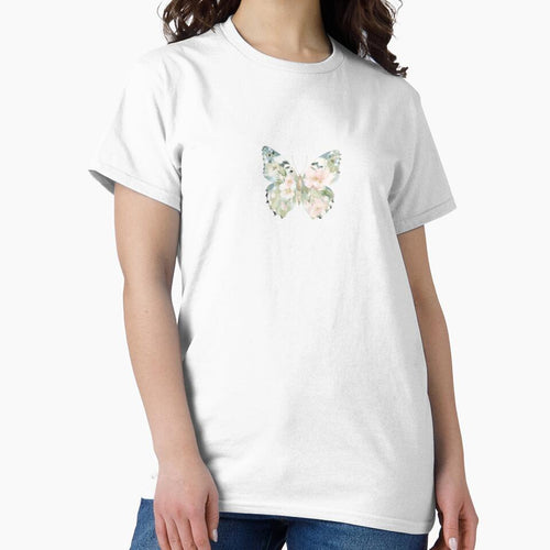Abstract Watercolor Floral Butterfly by giftedessence