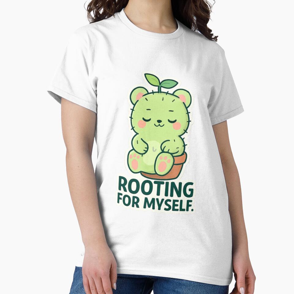 Rooting for Myself – Aloe Bear Sticker by VibeCraft3