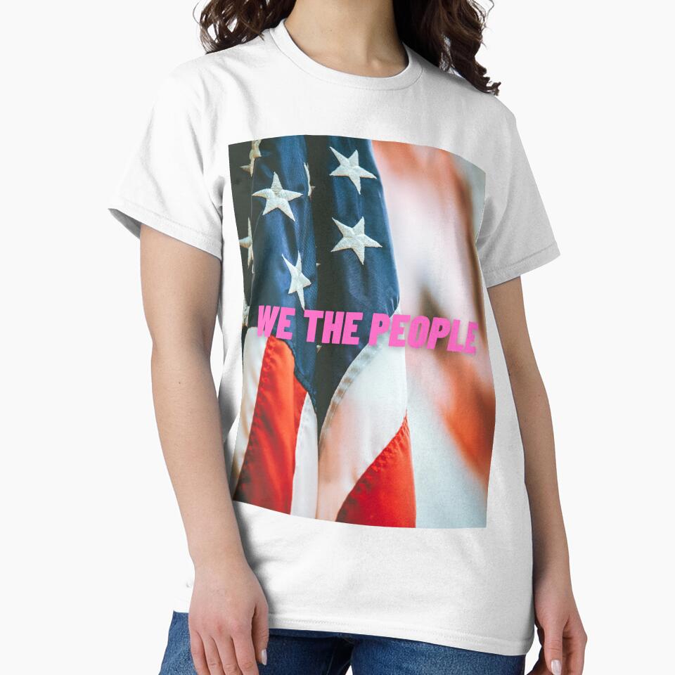 United States Flag With "We The People" by PHLDesign