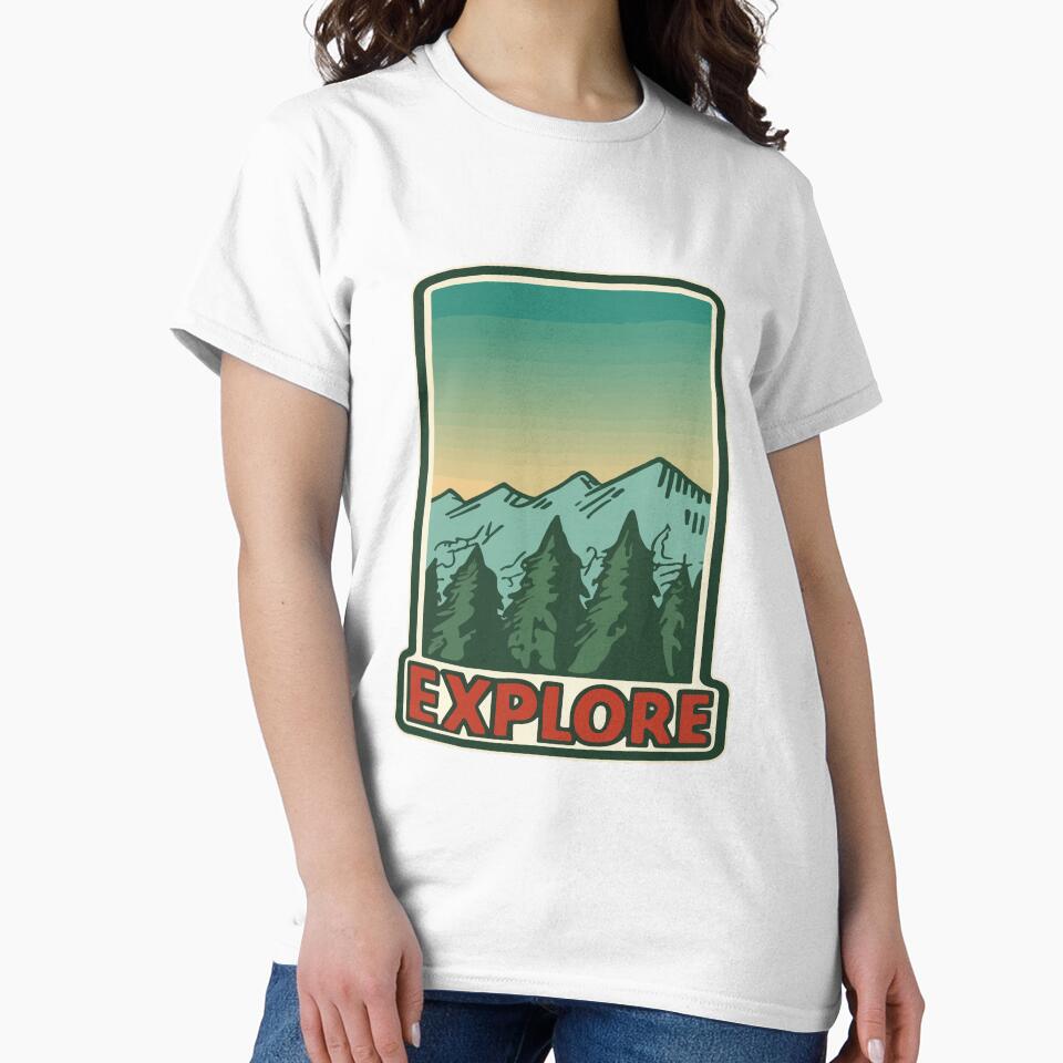 Explore Outdoors Present Adventurer Gift by RoguePixel