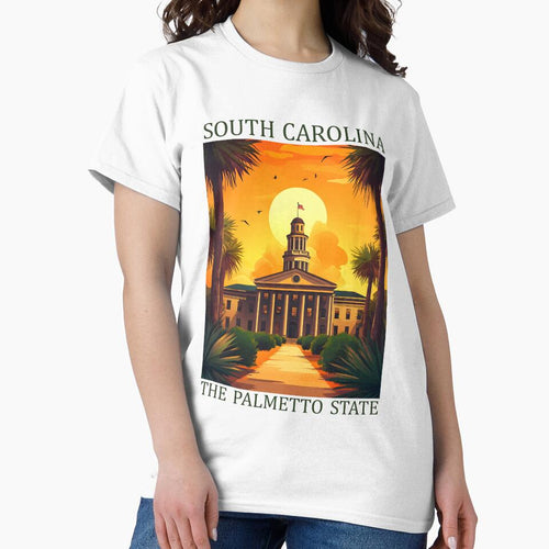 40 South Carolina Travel Poster by Lucy Goosy Art