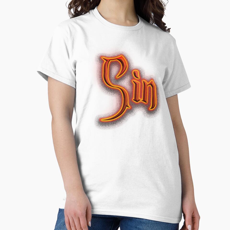 Sin (Fiery Glowing Text) by Swabcraft