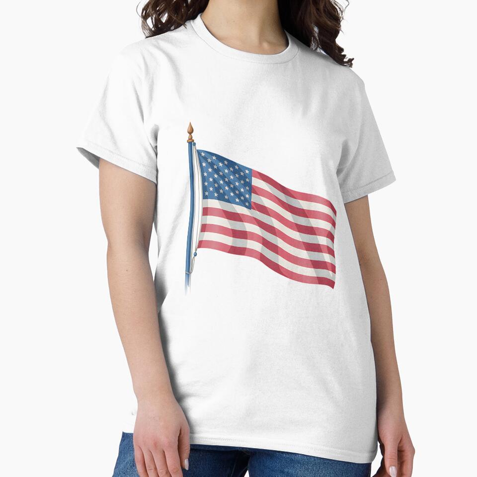 American Flag Patriotic Design – USA Stars and Stripes Graphic by artedigital99