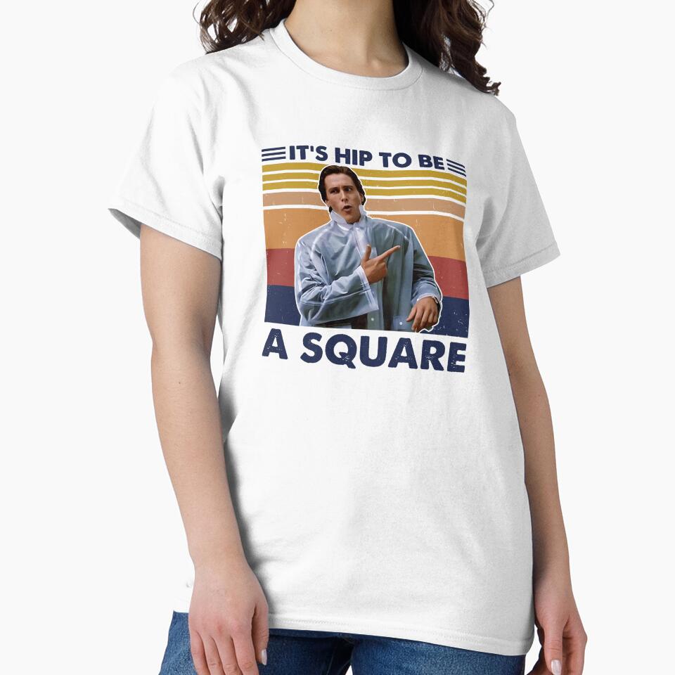 American Psycho Patrick-Bateman Hip To Be A Square Vintage by Adenahilton