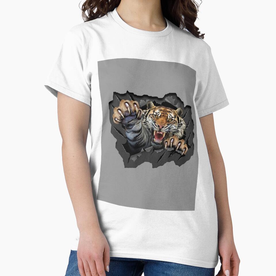 Angry Tiger Attack Graphic by Twistedpenda