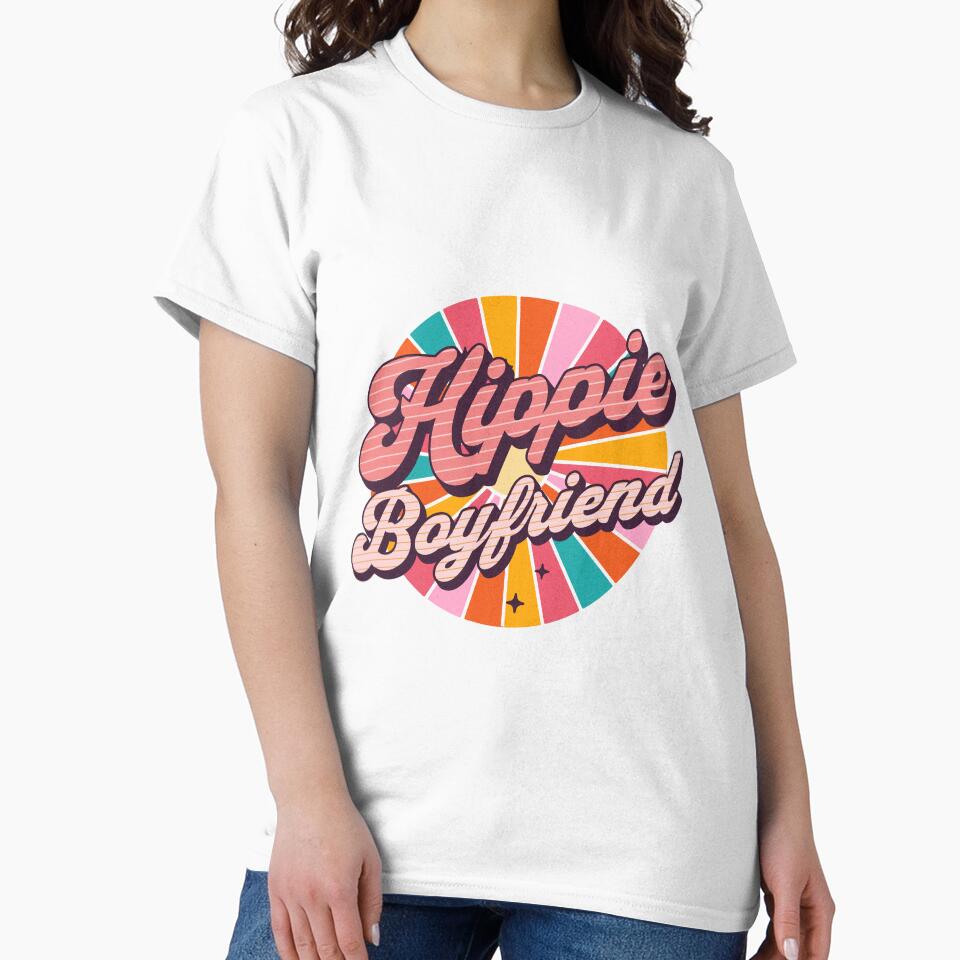 Hippie Boyfriend - I Love My Boyfriend - Christmas Gift For Boyfriend by AlanPhotoArt