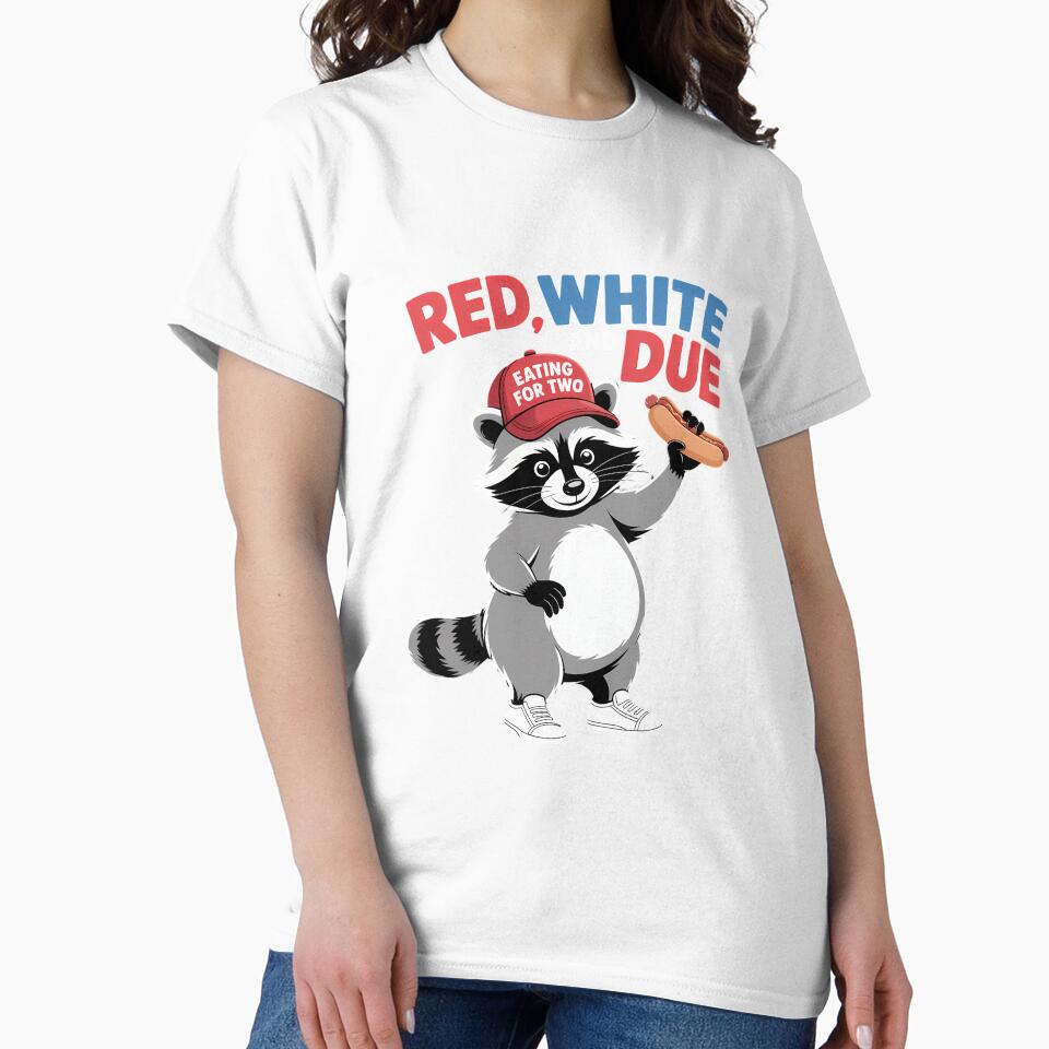 Funny Raccoon 4th of July Patriotic by isatnelkaitio
