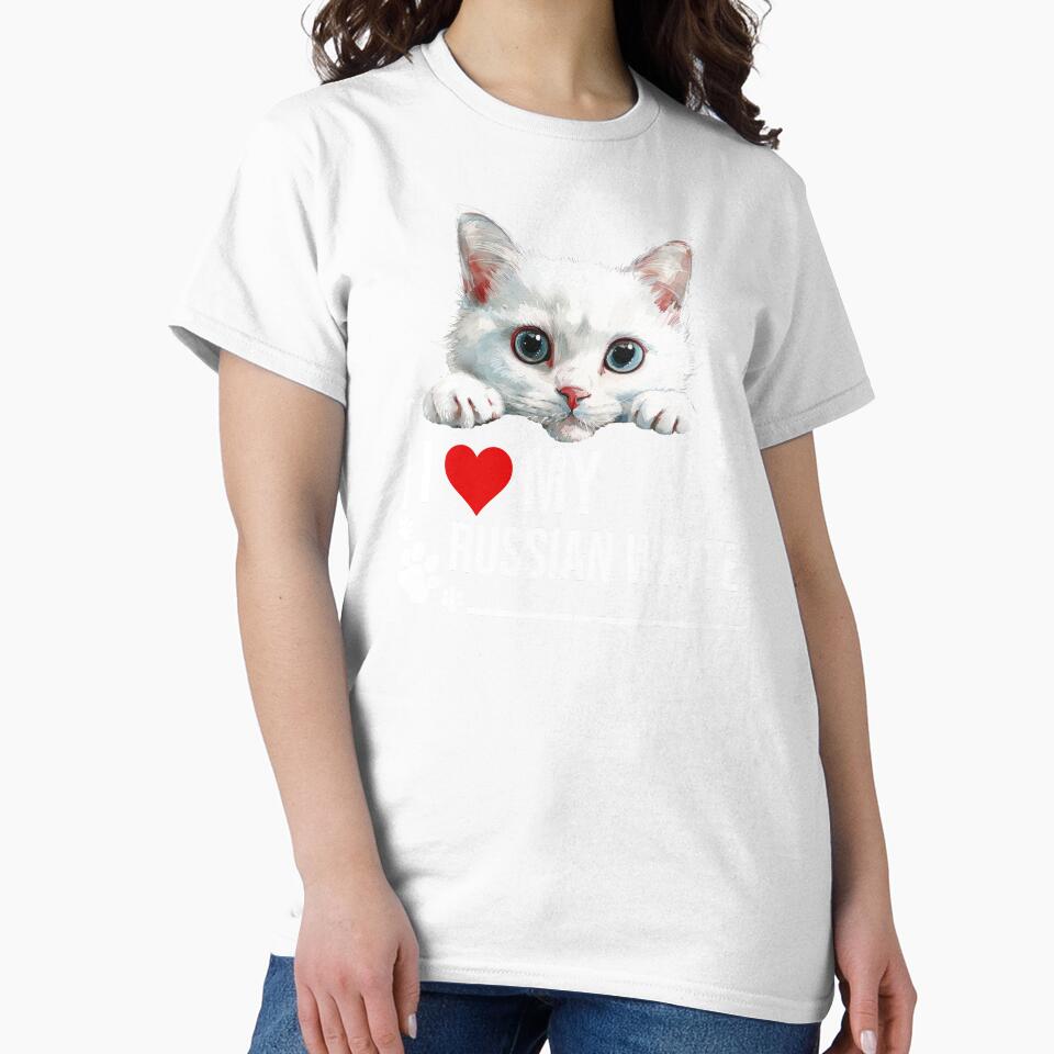 I Love My Russian White Cat by TheAnimalZ00