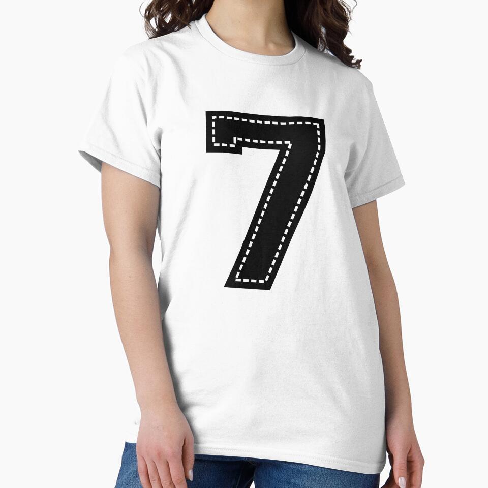 Number 7 Seven by StudioRedKoala