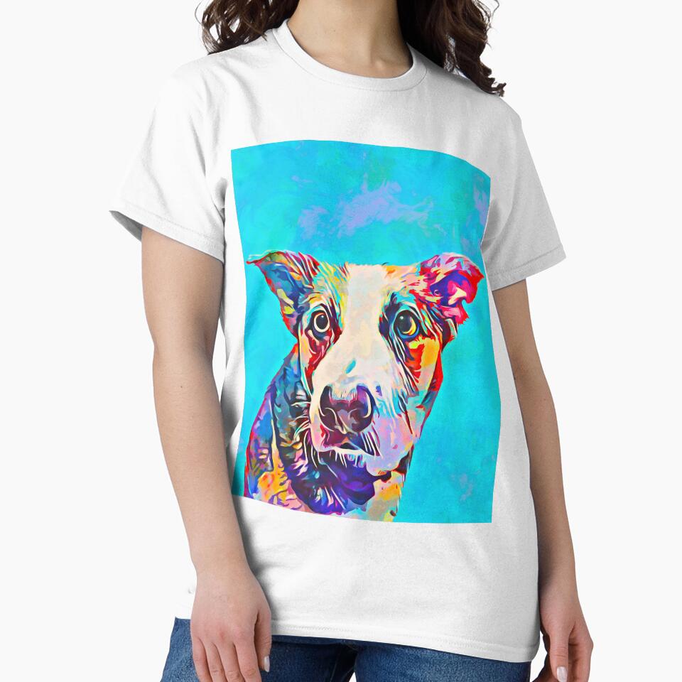 Custom Dog Portrait by Nora Gad