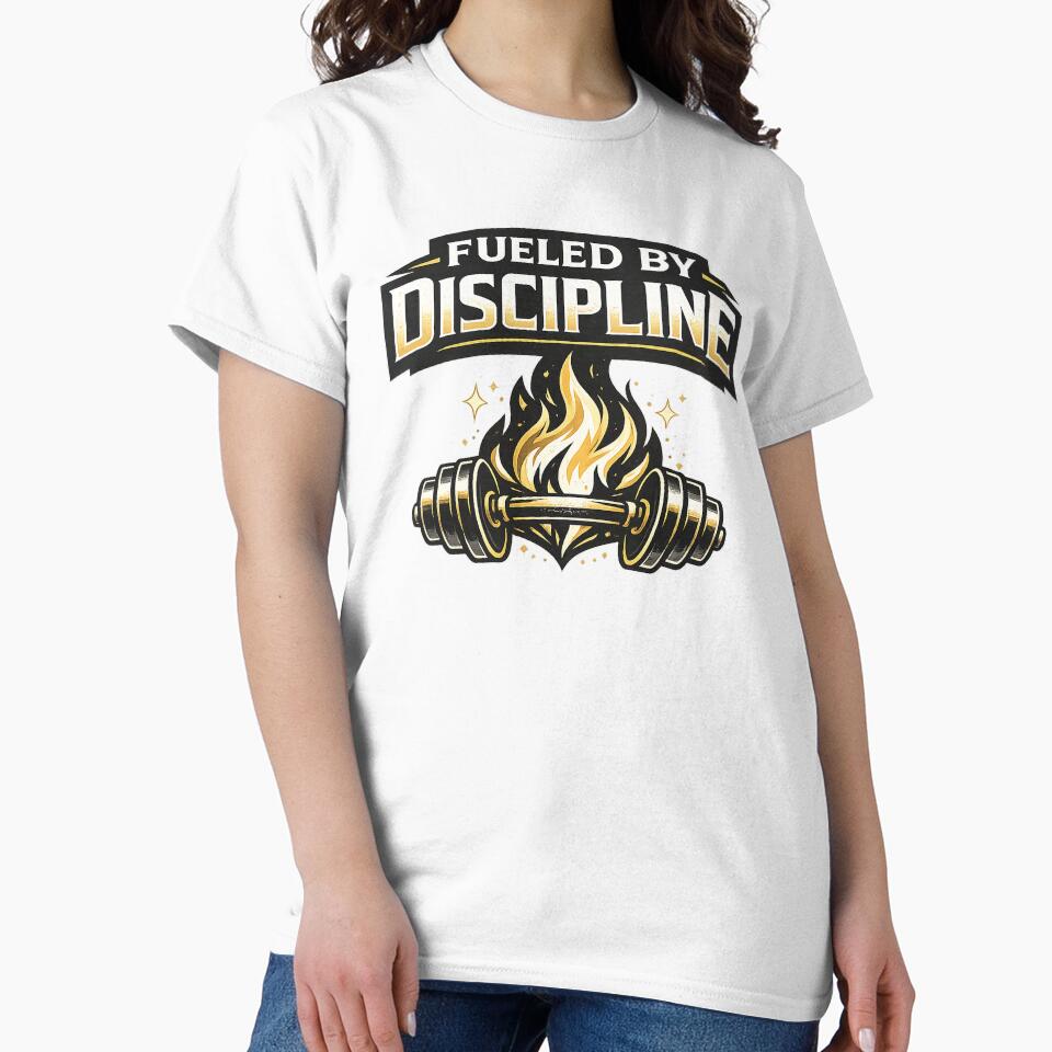Fueled by Discipline Premium Athletic T-Shirt by edman765