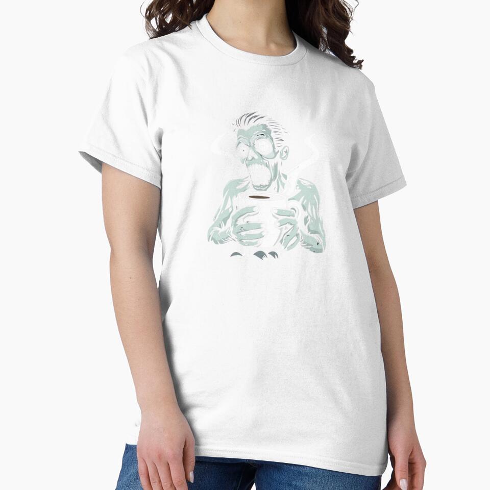 Zombie Coffee T-Shirt Design by AuraMotivate