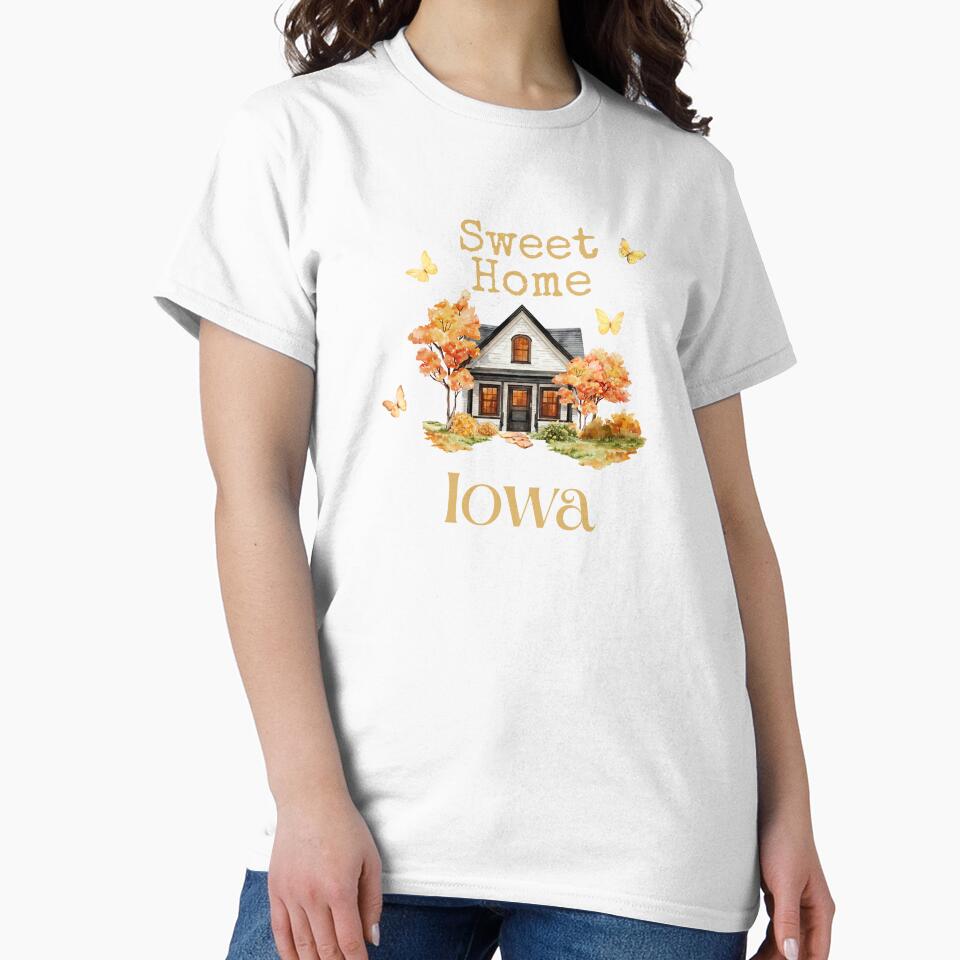 Sweet Home Iowa - Vacation Hometown Vintage Souvenir by Mozaic Clothes