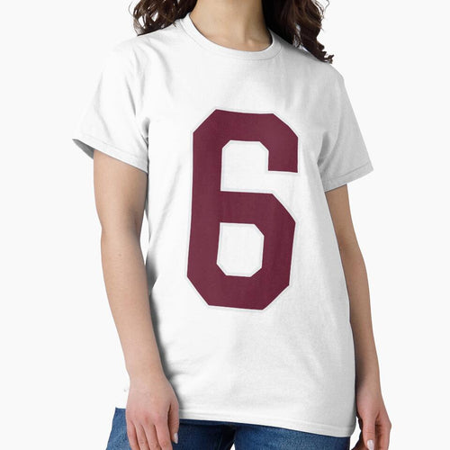 "Number 6 Bold Design - Collegiate Numbers, Varsity Style, Personalized Monogram Art" by artworkathome