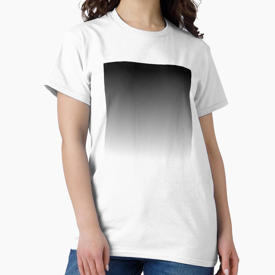 Black to White Ombre Gradient by Arianna Khalil