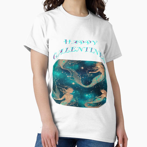 2 Mermaids posing for Galentines card, perfect gift idea for Galentines day by sailorsam1805