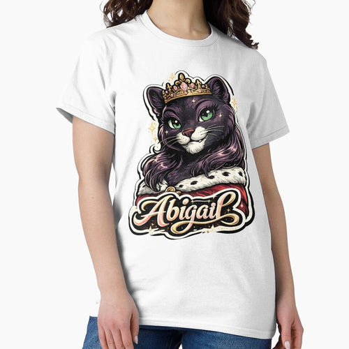 Abigail – Royal Cat Name Mascot by AlexLineArt