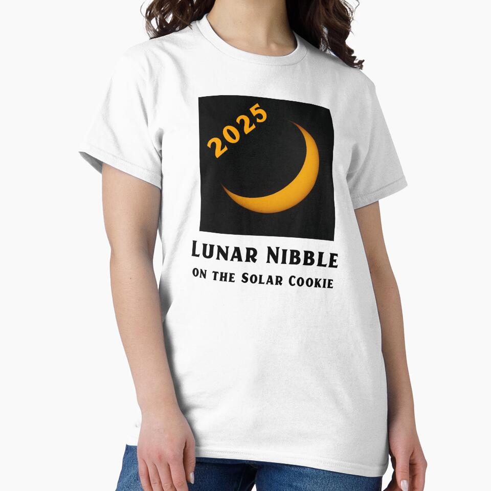 Lunar Nibble on the Solar Cookie Eclipses 2025 by Sachie's Studio